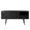 Black Oak 2 Door 2 Draw Sideboard 155cm