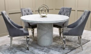 Carra Marble Dining Table 1300mm
